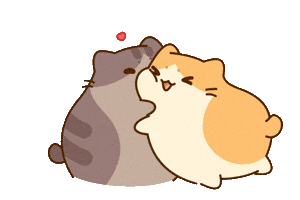 Love You Hug Sticker by Bichi Mao