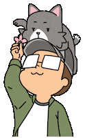 Cat Love Sticker by Ai and Aiko