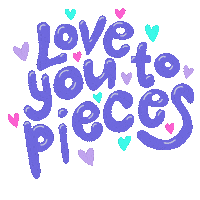 I Love You Sticker by megan lockhart