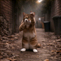 Reaction Gif Funny Cat GIF
