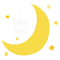 Good Night Sticker by golden freckles