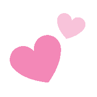 In Love Hearts Sticker