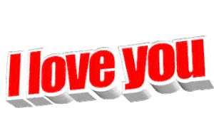 love you text Sticker