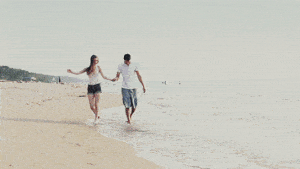 beach day love GIF
