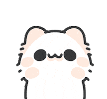 I Love You Cat Sticker by MYAOWL
