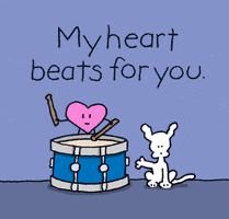 I Love You Heart GIF by Chippy the Dog