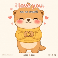 I Love You Couple GIF by Ollie & Lou