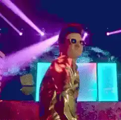 Glee Party Dance in Shiny Jacket