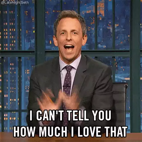 Seth Meyers: I Can't Tell You How Much I Love That