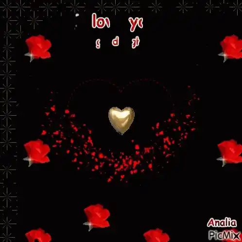 Good Night, I Love You - Animated Heart & Roses