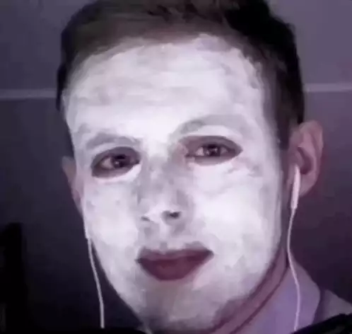H3 Love Bot White Face Man