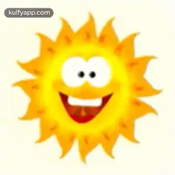 Happy Sun Waving Hello