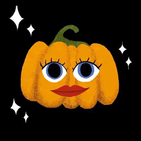Sparkling Halloween Love Pumpkin