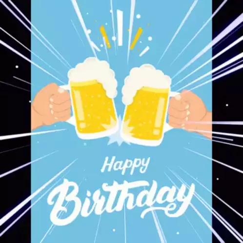 Happy Birthday Beer Cheers