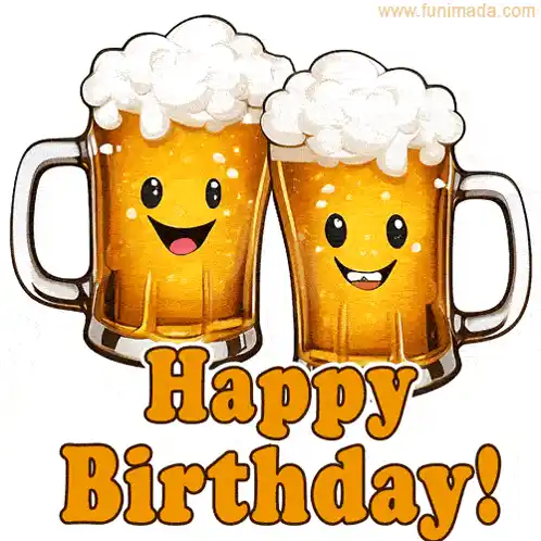Happy Birthday Beer Mugs