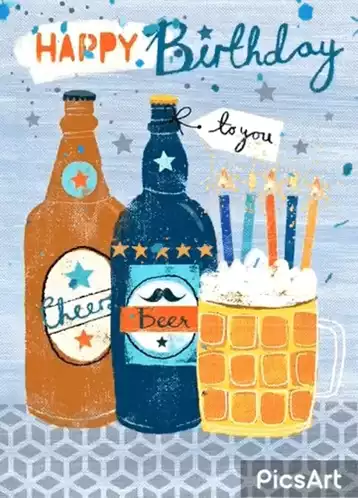 Happy Birthday Beer Celebration