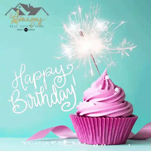 Happy Birthday Cupcake with Sparkler