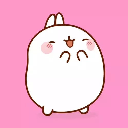 Molang Happy and Excited