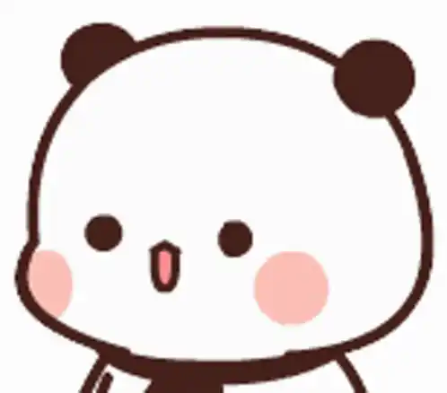 Happy Excited Panda Close-Up