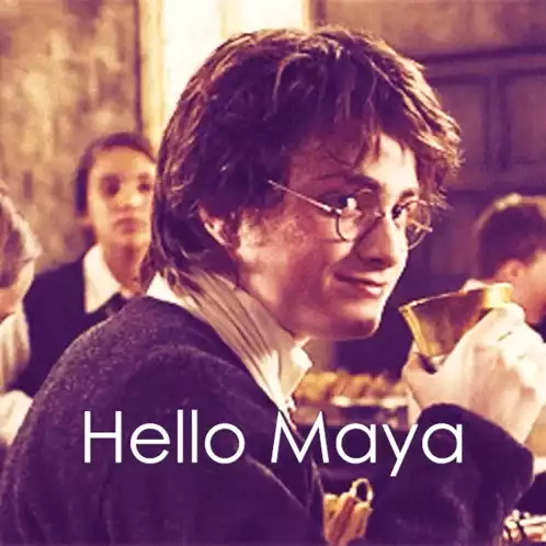 Harry Potter Says Hello Maya