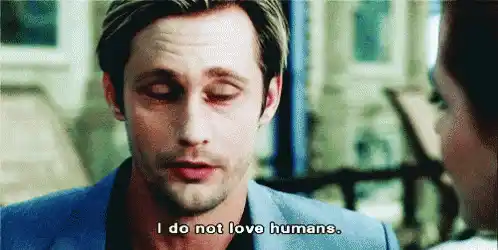 Vampire Declares: I Do Not Love Humans