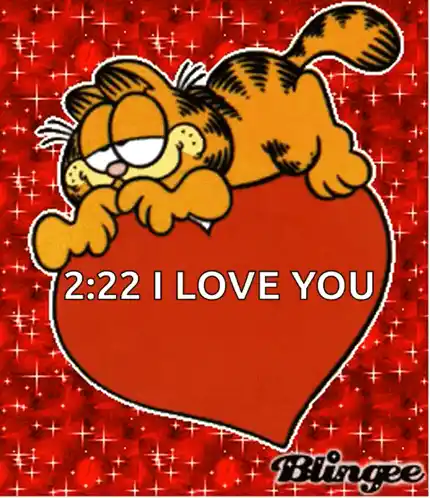 Garfield: I Love You Heart
