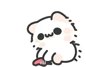 Kawaii Cat Heart Love