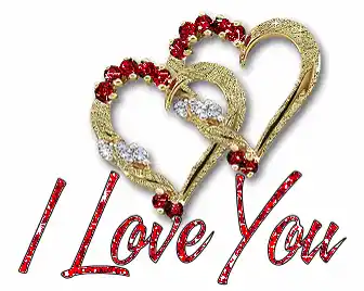 I Love You Red Heart Graphic