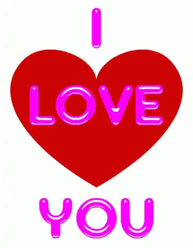 I Love You Heart Message