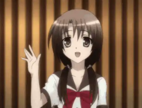 Anime Girl Says Hello Hi