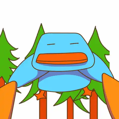 Hello Instagram: Cute Blue Duck Head Spin