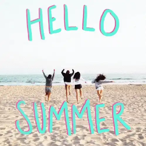 Hello Summer: Friends on the Beach