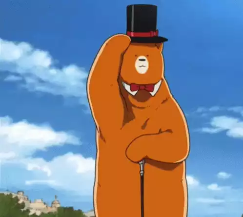 Dapper Bear's Friendly Hello