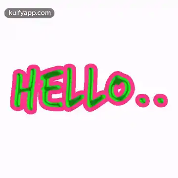 Animated Hello Message