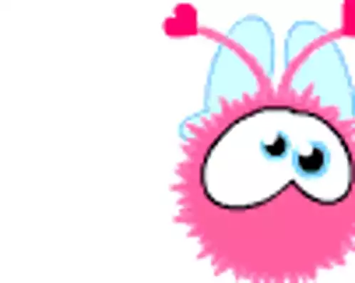 Cute Cartoon Says 'I Love You'