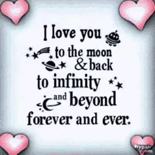 I Love You To The Moon And Back Quote