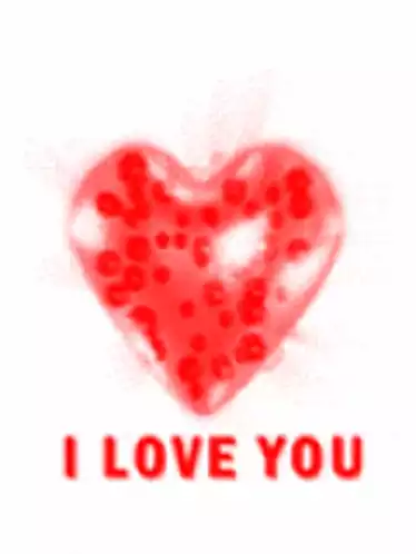 Flashing I Love You Hearts Animation