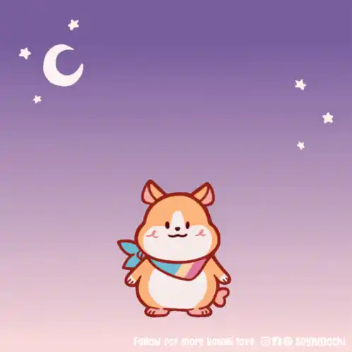 Cute Hamster Waves 'I Love You So Much'