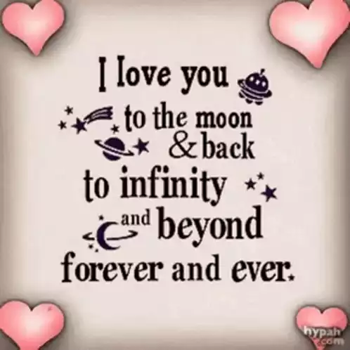 I Love You To The Moon And Back Quote