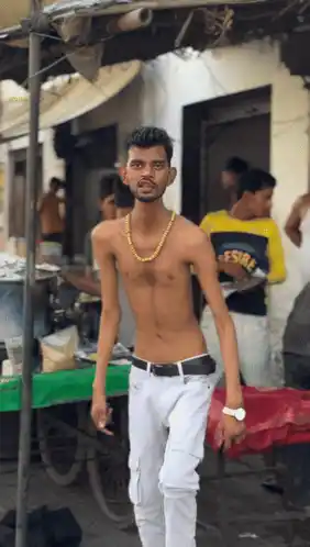 Funny Skinny Indian Guy Dancing