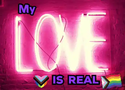 My Love Is Real Neon Sign