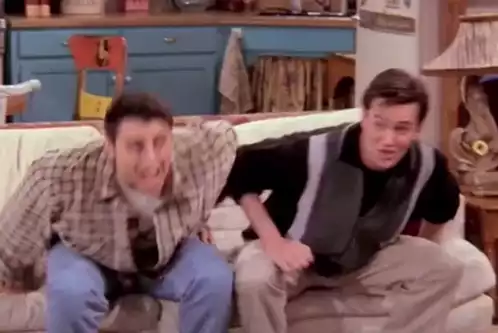 Joey Tribbiani & Chandler Bing Celebrate