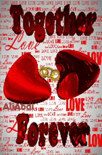 Together Love Forever Graphic (قلب)