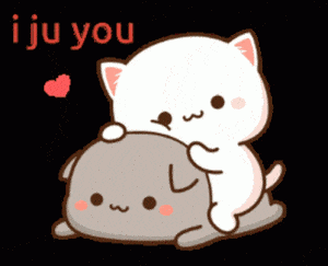 Cute Animated Cats I Ju You