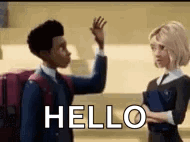 Spider-Man: Into The Spider-Verse Hello