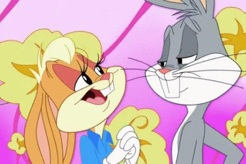 Looney Tunes: Bugs Bunny & Lola Bunny Kiss