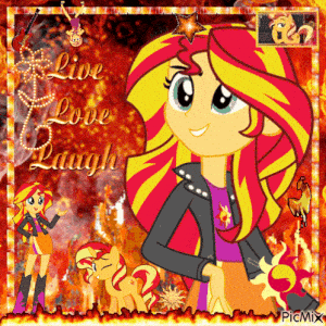Sunset Shimmer: Live Love Laugh