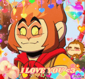 Sun Wukong Monkie Kid I Love You Fan Art