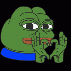 Pepe the Frog Love Heart Hands Meme