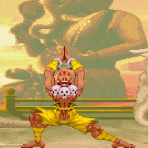 Dhalsim Street Fighter Victory Dance